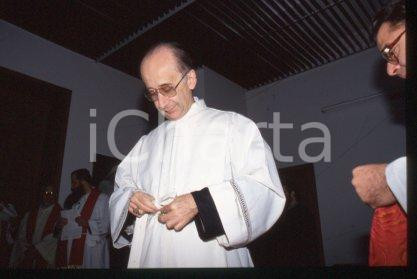 Monsignor Camillo RUINI - ITALIA COSTUME 1988 ca * 35 mm vintage slide 2