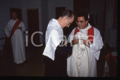 Monsignor Camillo RUINI - ITALIA COSTUME 1988 ca * 35 mm vintage slide 3