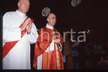 Monsignor Camillo RUINI - ITALIA COSTUME 1988 ca * 35 mm vintage slide 6