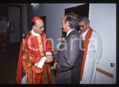 Monsignor Camillo RUINI & Giorgio TECCE - ITALIA 1988 ca * 35 mm vintage slide 9