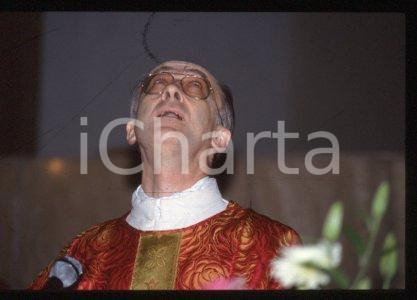 Monsignor Camillo RUINI - ITALIA Portrait 1988 ca * 35 mm vintage slide 12