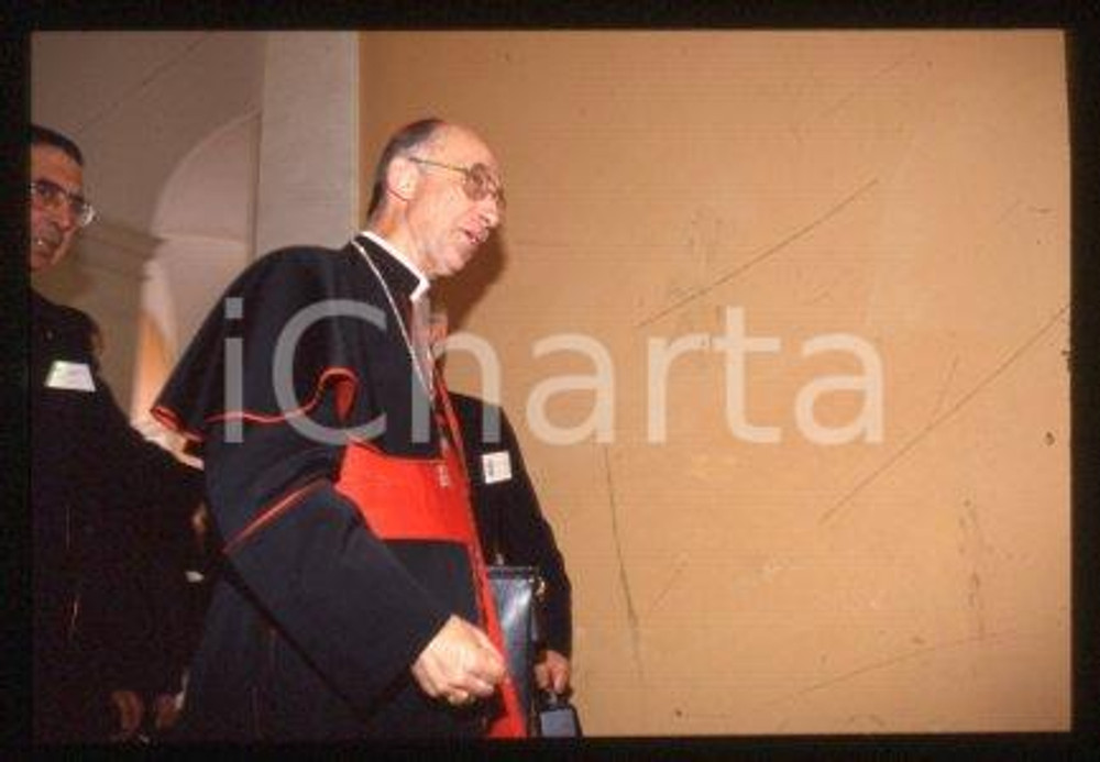 Il cardinale Camillo RUINI - ITALIA Costume 1999 * 35 mm vintage slide 14
