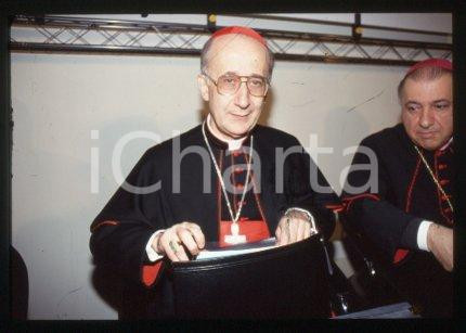 Il cardinale Camillo RUINI - ITALIA Portrait 1999 * 35 mm vintage slide 19