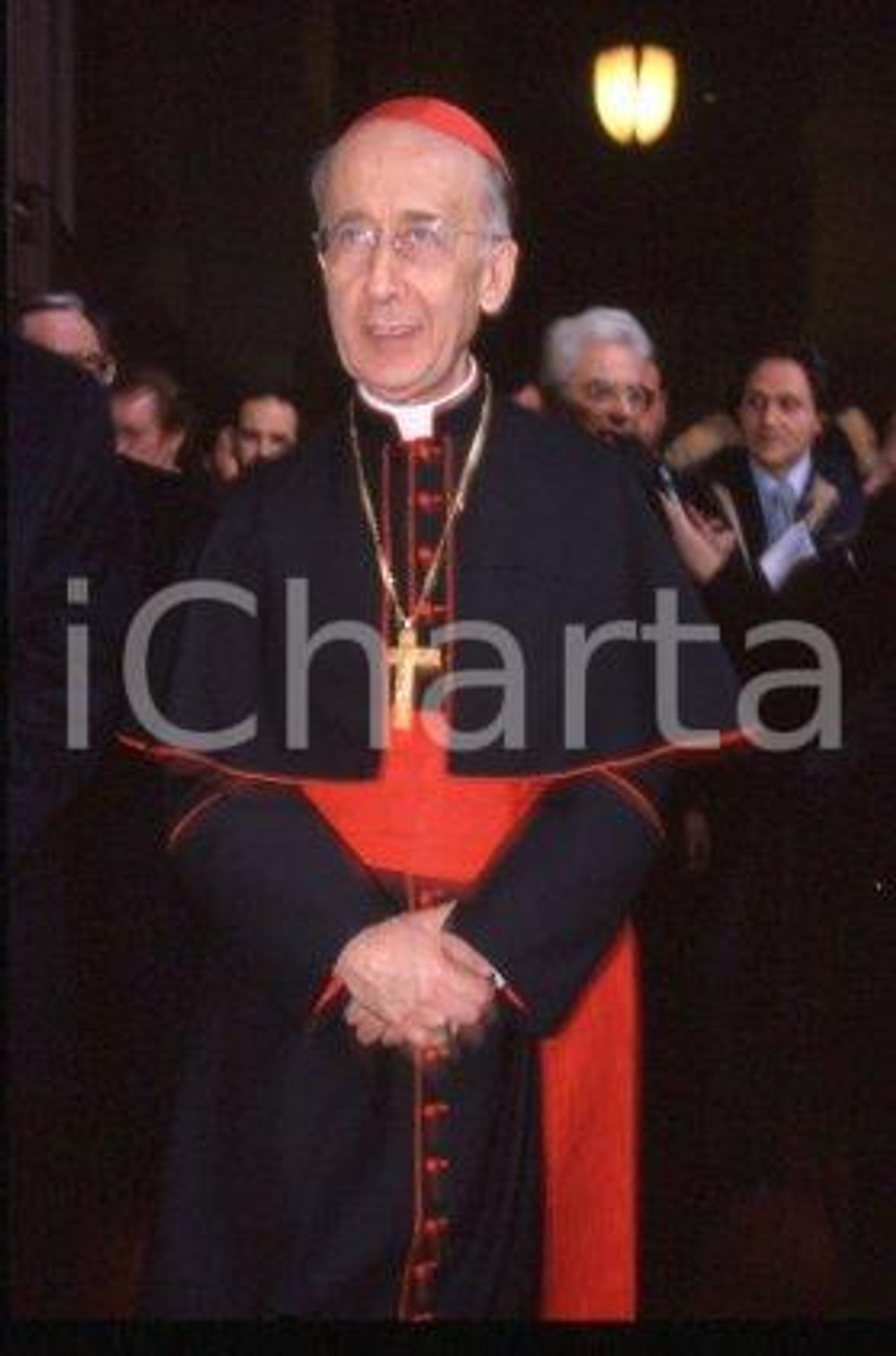 Il cardinale Camillo RUINI - ITALIA Costume 1999 * 35 mm vintage slide 25