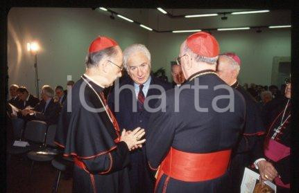 Il cardinale Camillo RUINI Francesco COSSIGA ITALIA 1999 * 35mm vintage slide 29