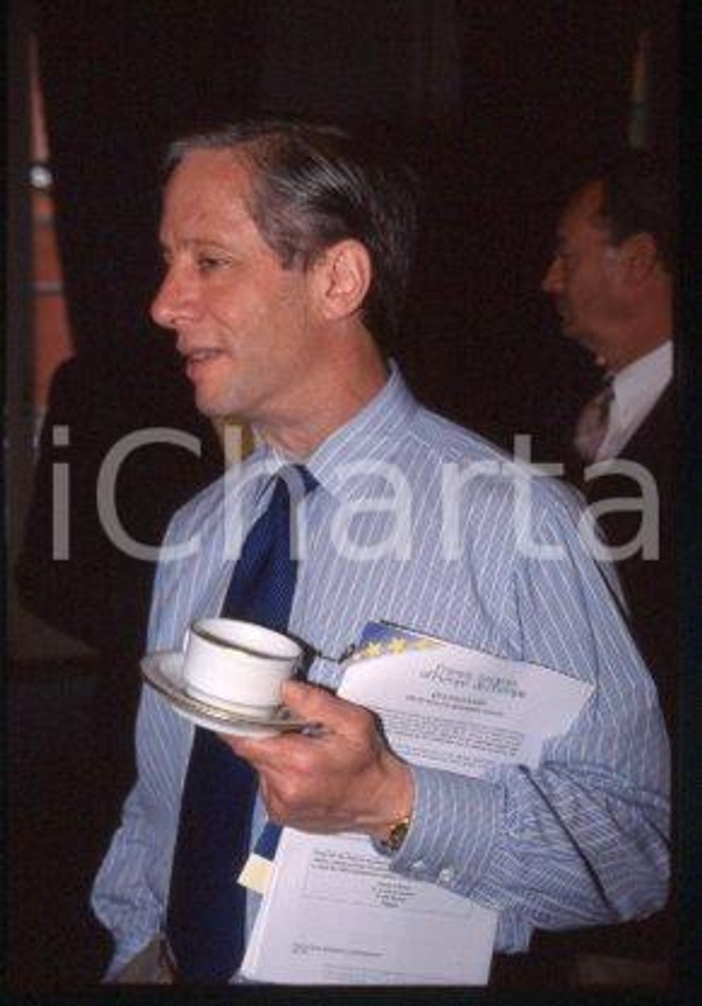 Robert G. KAISER - WASHINGTON POST Journalist 1998 ca * 35 mm vintage slide 1