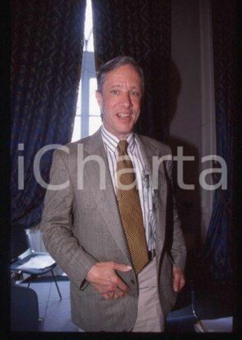 Robert G. KAISER - WASHINGTON POST Journalist 1998 ca * 35 mm vintage slide 3