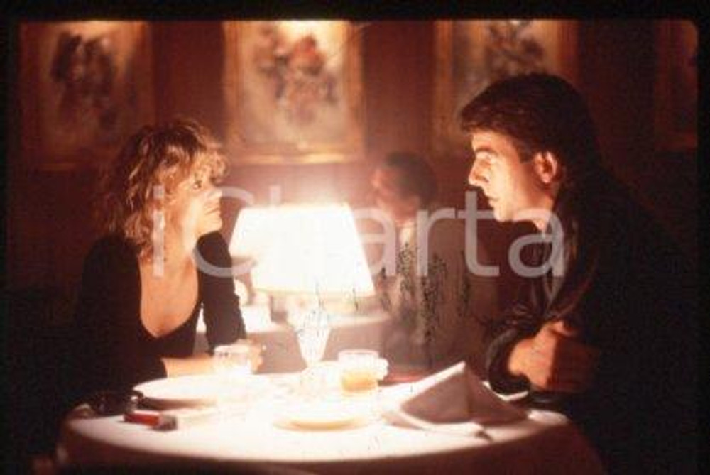 Mark HARMON and Meg RYAN- CINEMA "The Presidio" 1988 * 35 mm vintage slide 3