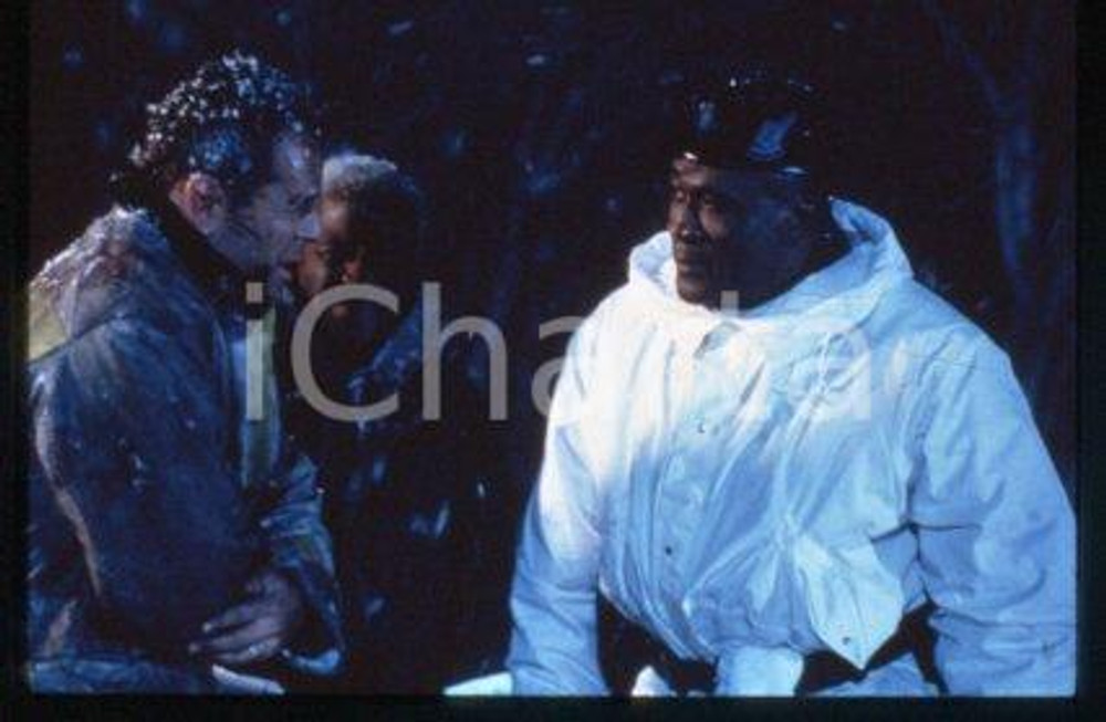 Bruce WILLIS and John AMOS - CINEMA "Die Hard 2" 1990 * 35 mm vintage slide 18