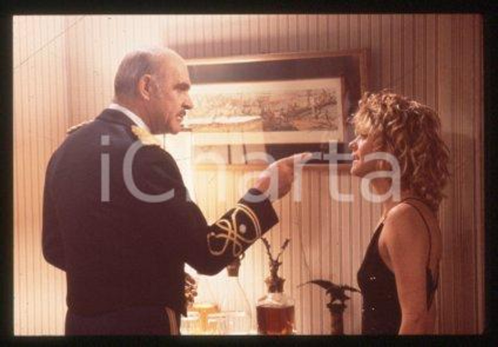Sean CONNERY and Meg RYAN - CINEMA "The Presidio" 1988 * 35 mm vintage slide 2