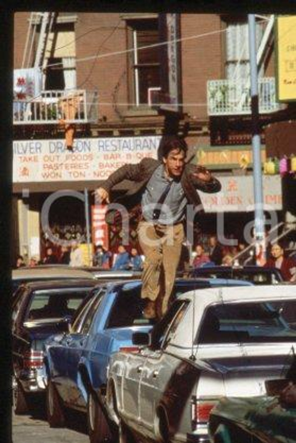 Mark HARMON - CINEMA "The Presidio" Actor 1988 * 35 mm vintage slide 4