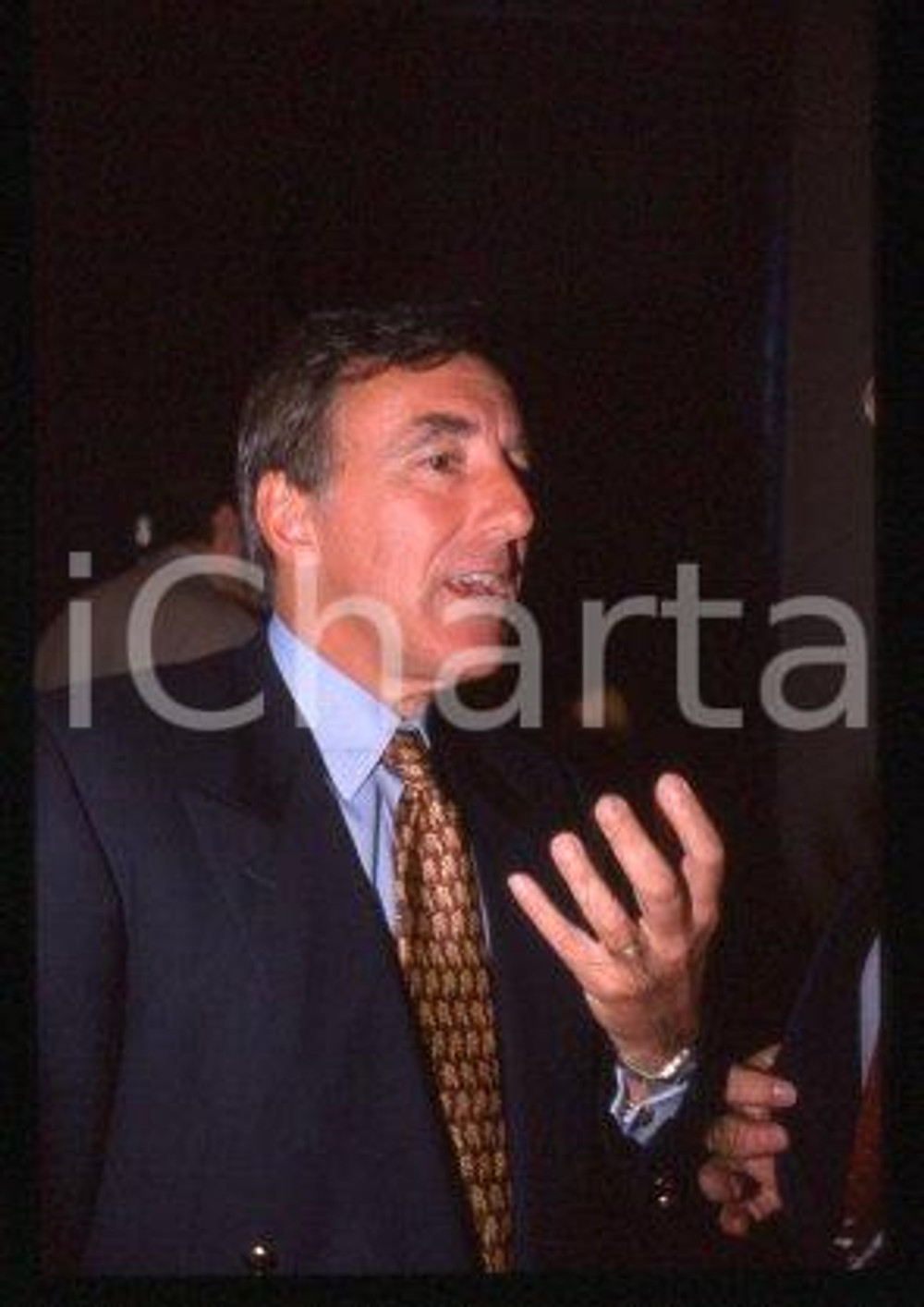 Bülent ECZACIBASI - COMO LAKE Turkish businessman 1997 ca * 35mm vintage slide 4