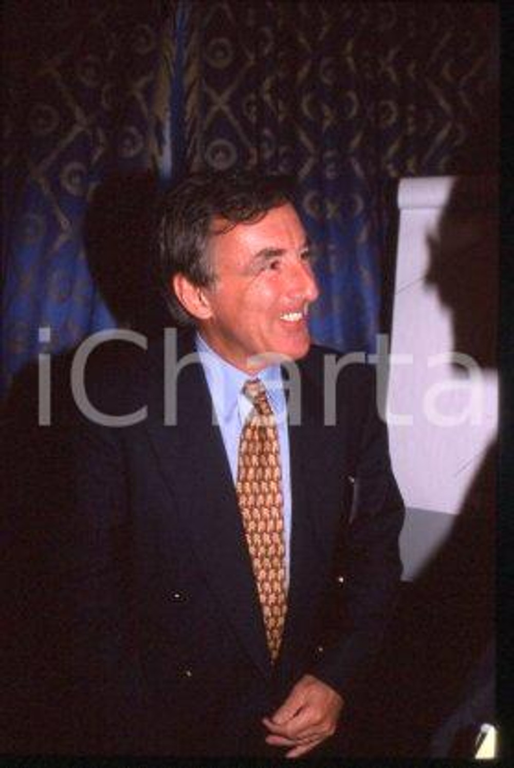 Bülent ECZACIBASI - COMO LAKE Turkish businessman 1997 ca * 35mm vintage slide 6