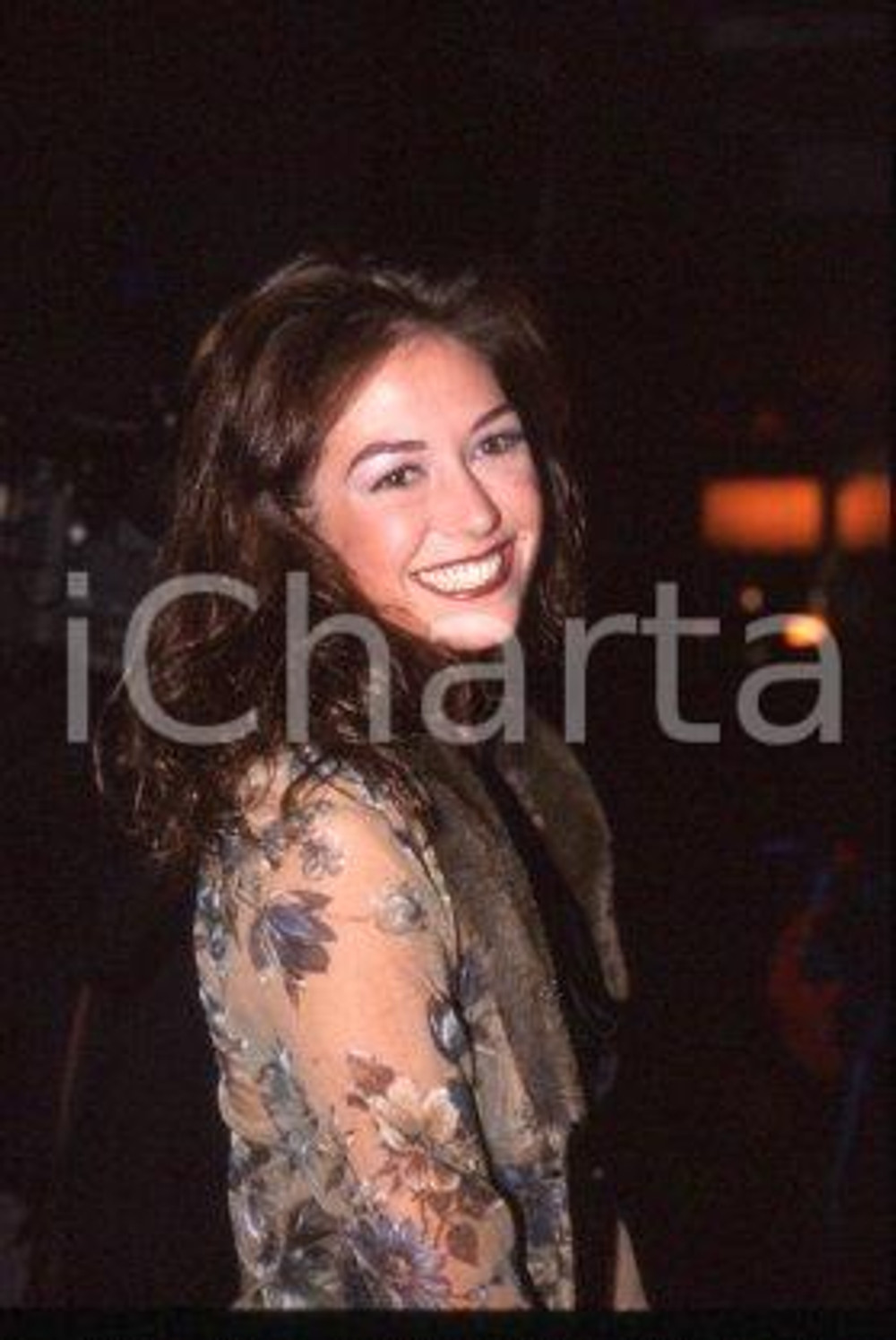 Tessa GELISIO - ITALY Television presenter 2000 ca * 35 mm vintage slide 1