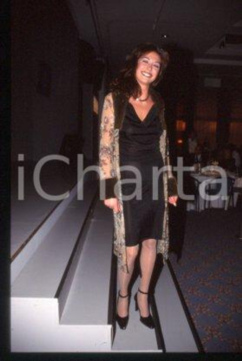 Tessa GELISIO - ITALY Television presenter 2000 ca * 35 mm vintage slide 2