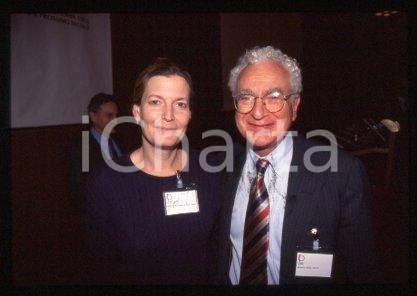 Murray GELL-MANN MILAN Nobel Prize winner & wife 1994 ca * 35mm vintage slide 11