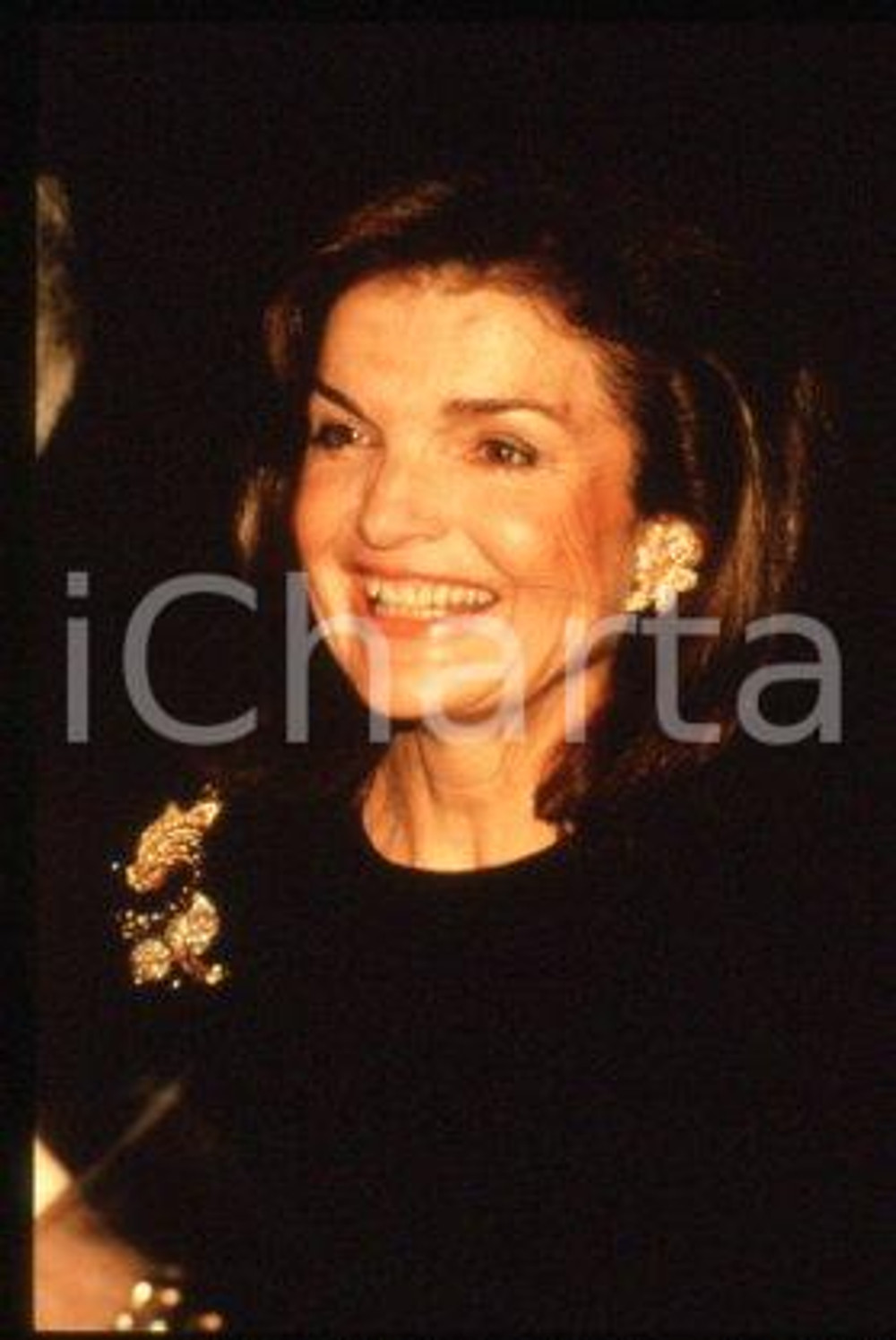 Jacqueline Kennedy ONASSIS - NEW YORK Portrait 1983  * 35 mm vintage slide 5