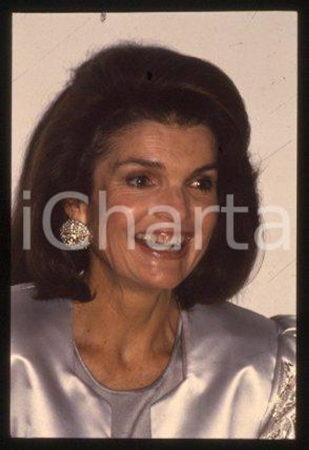 Jacqueline Kennedy ONASSIS - NEW YORK Portrait 1984  * 35 mm vintage slide 6