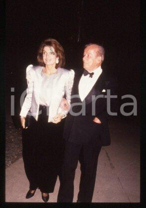 Jacqueline Kennedy ONASSIS NEW YORK Former 1st Lady 1984  *35 mm vintage slide 8