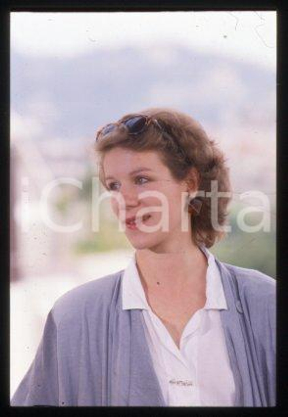 Juliet STEVENSON - CANNES Film Festival Actress 1988 * 35 mm vintage slide 1