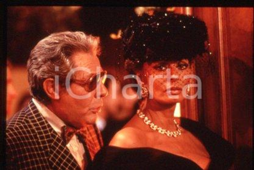 Sophia LOREN Marcello MASTROIANNI - "PRET-A-PORTER" 1994 * 35 mm vintage slide 5