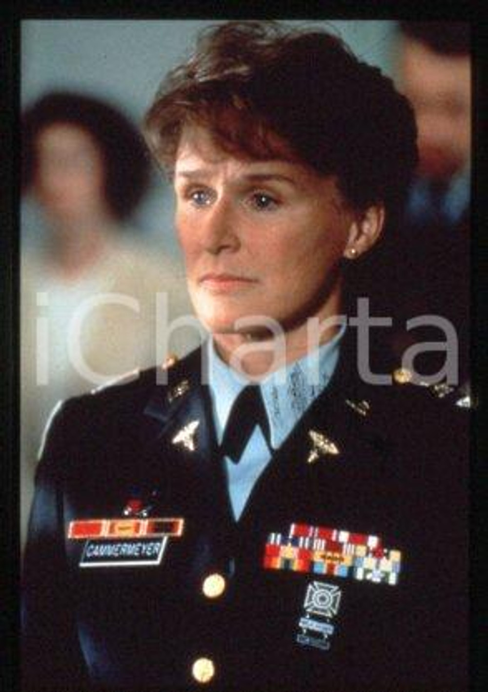 Glenn CLOSE - CINEMA "Serving in Silence" Actress 1995 * 35 mm vintage slide 3