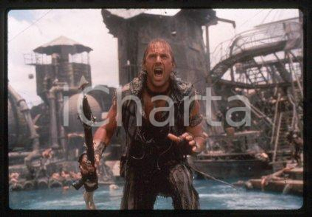 Kevin COSTNER - CINEMA "Waterworld" Actor 1995 * 35 mm vintage slide 1