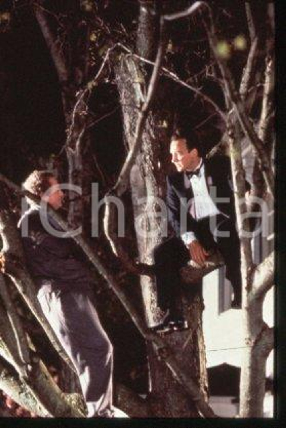 Michael CAINE Jim BELUSHI - CINEMA "Mr. Destiny" 1990 * 35 mm vintage slide 3
