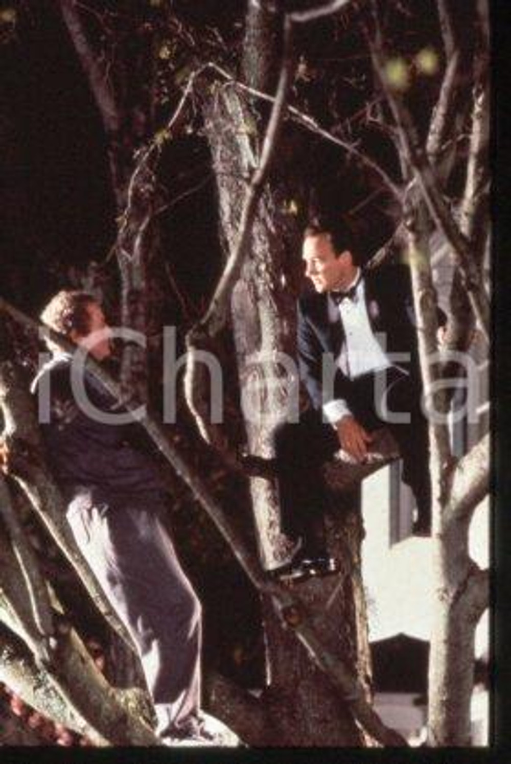 Michael CAINE Jim BELUSHI - CINEMA "Mr. Destiny" 1990 * 35 mm vintage slide 4