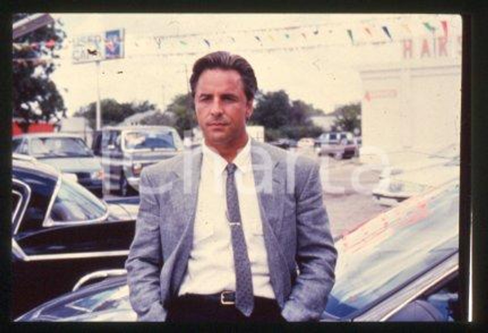 Don JOHNSON - CINEMA "THE HOT SPOT" Actor 1990 * 35 mm vintage slide 13