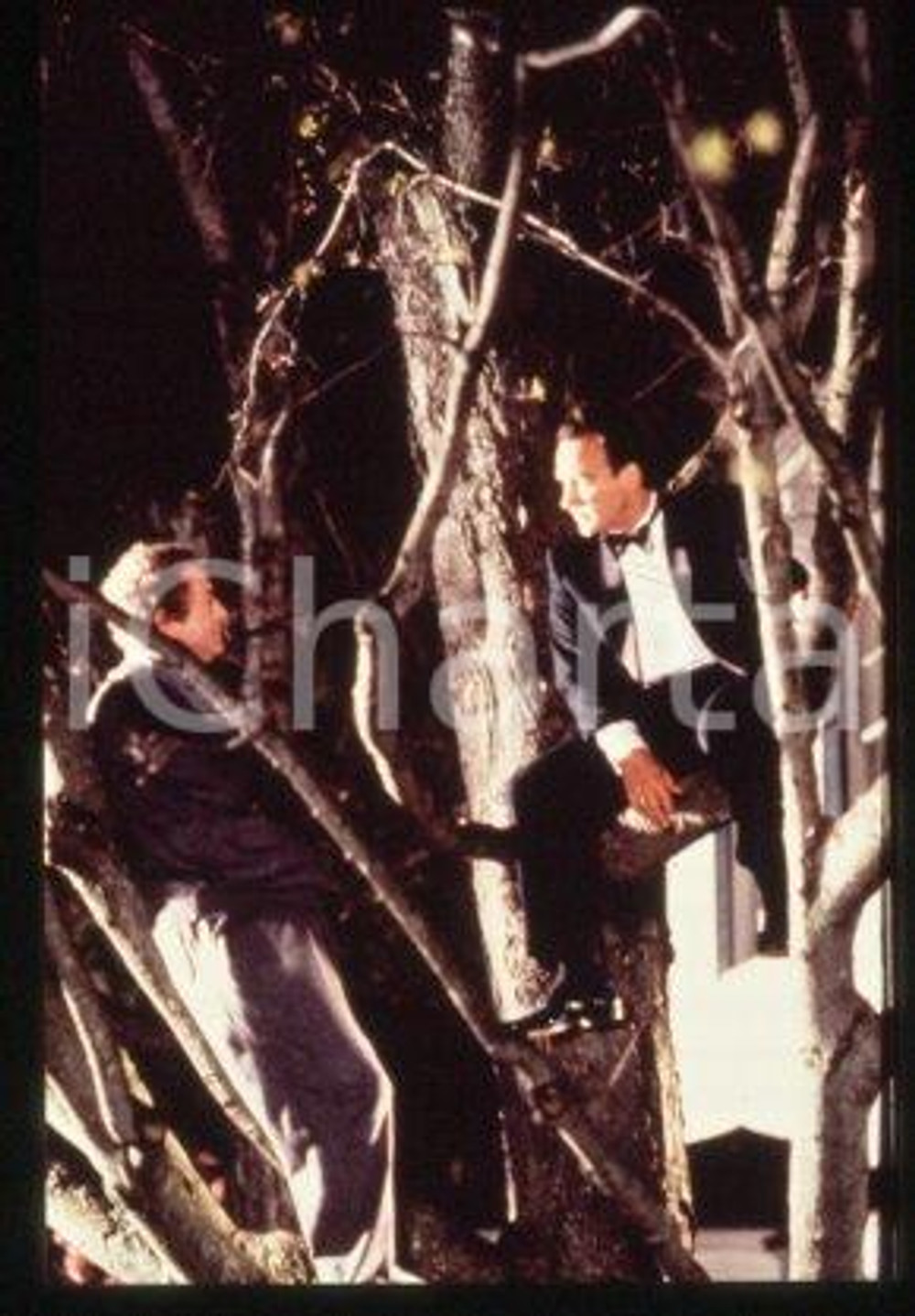 Michael CAINE Jim BELUSHI - CINEMA "Mr. Destiny" 1990 * 35 mm vintage slide 5