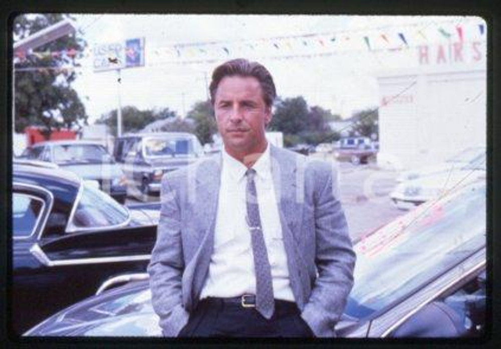 Don JOHNSON - CINEMA "THE HOT SPOT" Actor 1990 * 35 mm vintage slide 2