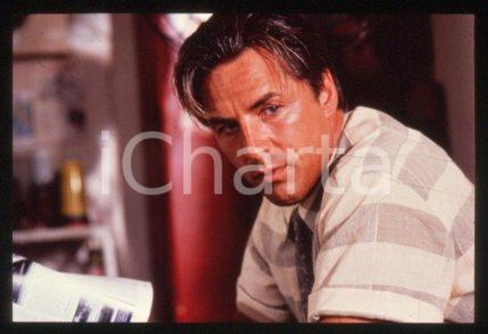 Don JOHNSON - CINEMA "THE HOT SPOT" Actor 1990 * 35 mm vintage slide 9