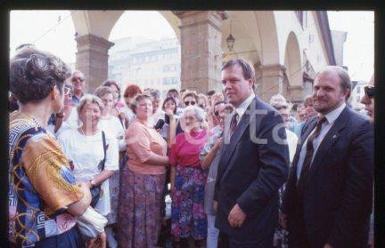 Volker RUHE FLORENCE Minister of Defence of Germany 1992 * 35 mm vintage slide 6