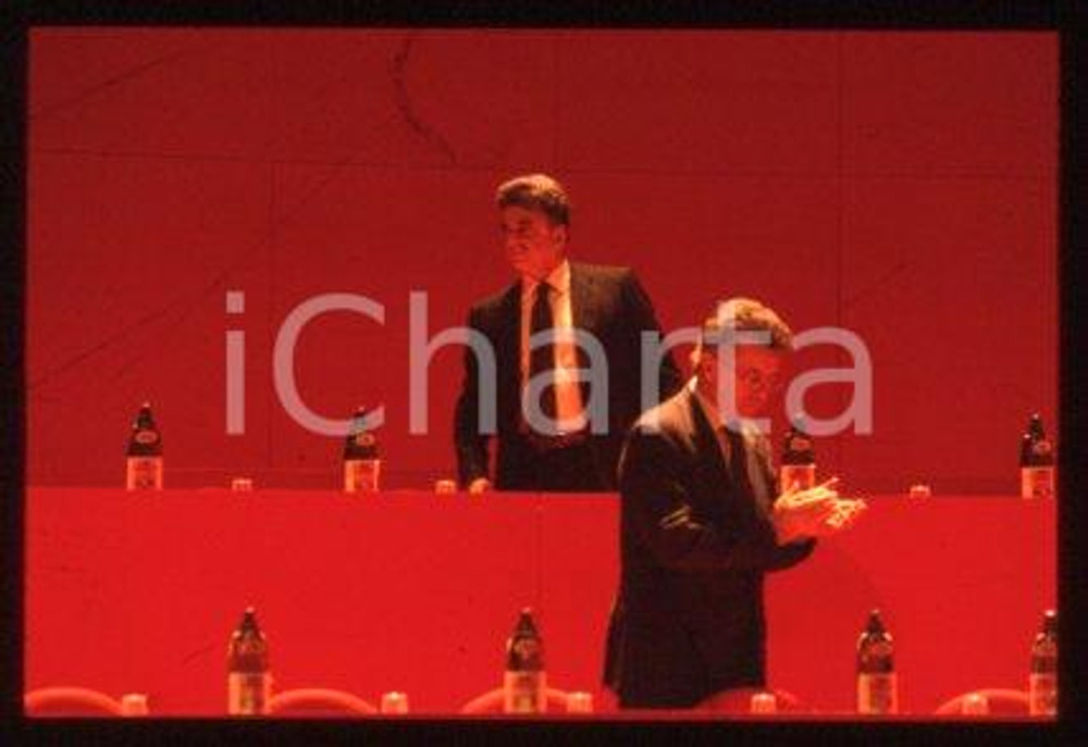 Marcello STEFANINI & Achille OCCHETTO - ITALIA 1992 ca * 35 mm vintage slide 4