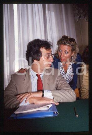 Lalla TRUPIA Walter VELTRONI - PCI ITALIA 1990 ca * 35 mm vintage slide 5