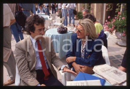 Lalla TRUPIA Walter VELTRONI - PCI ITALIA 1990 ca * 35 mm vintage slide 8