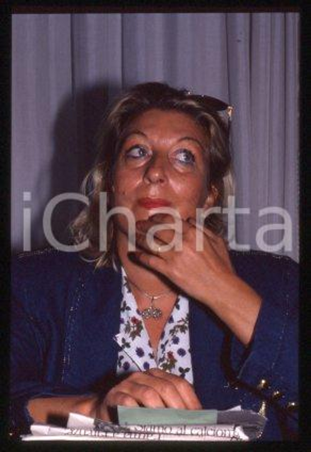 Lalla TRUPIA - PCI ITALIA Ritratto 1990 ca * 35 mm vintage slide 13