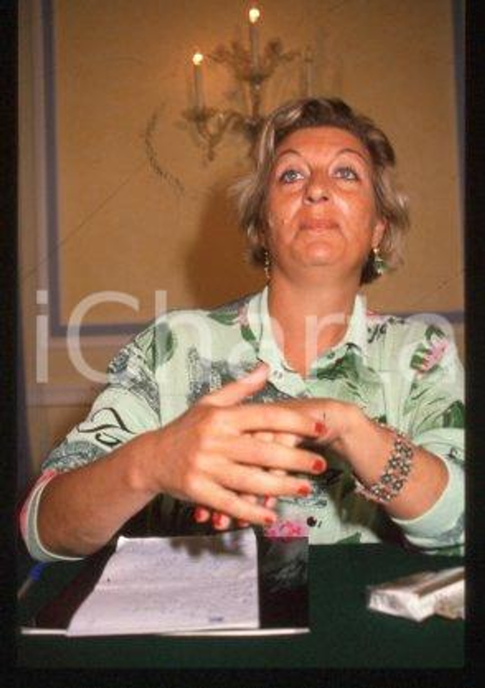 Lalla TRUPIA PCI ITALIA Ritratto della politica 1990 ca * 35 mm vintage slide 24