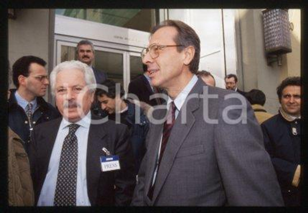 Salvatore TROPEA - ITALY Portrait of a journalist 1992 ca * 35mm vintage slide 5