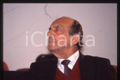 Raffaele VALENSISE MSI Politico italiano Ritratto 1995 ca * 35mm vintage slide 4