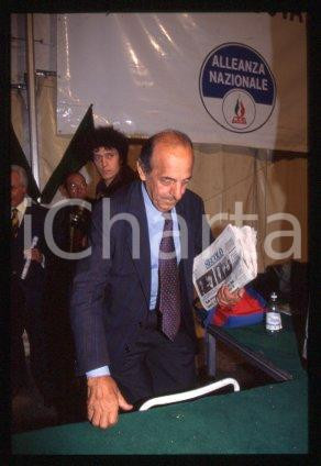 Raffaele VALENSISE - ITALIA Alleanza Nazionale 1995 ca * 35 mm vintage slide 10
