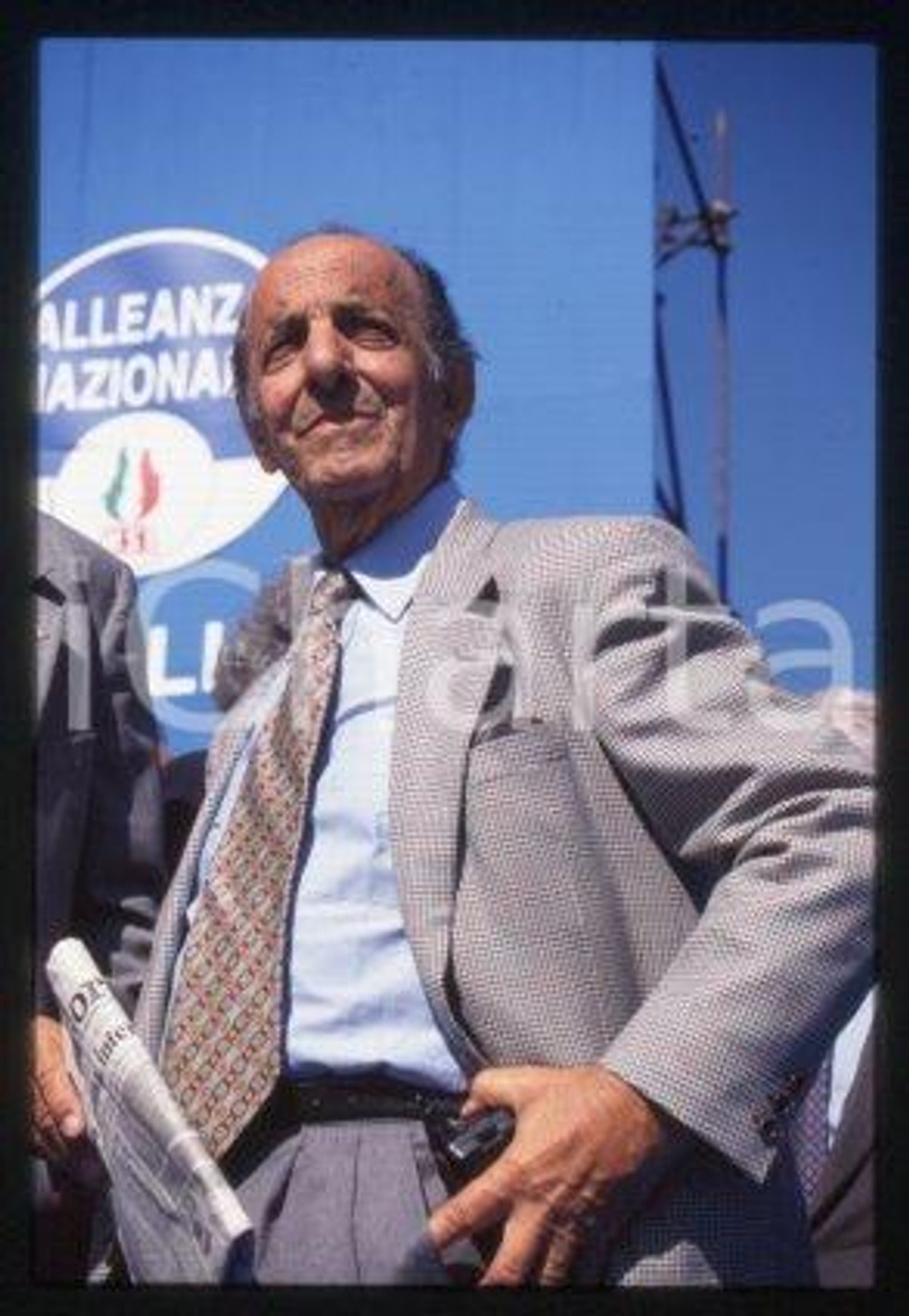 Raffaele VALENSISE - ITALIA Alleanza Nazionale 1995 ca * 35 mm vintage slide 13