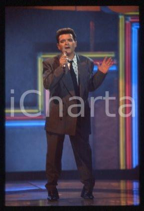 Cristiano MALGIOGLIO - ITALIA Un cantautore 1991 ca * 35 mm vintage slide 17