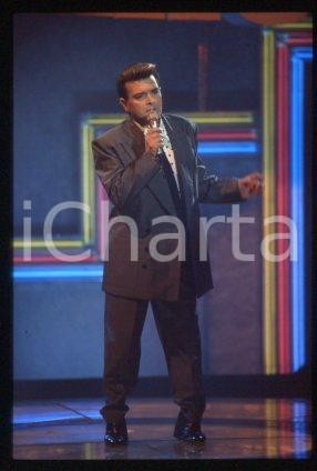 Cristiano MALGIOGLIO - ITALIA Un cantautore 1991 ca * 35 mm vintage slide 25