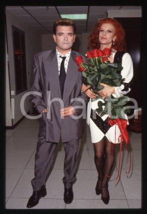 Cristiano MALGIOGLIO & MILVA - ITALIA COSTUME 1991 ca * 35 mm vintage slide 26