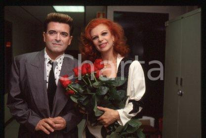 Cristiano MALGIOGLIO & MILVA - ITALIA COSTUME 1991 ca * 35 mm vintage slide 27