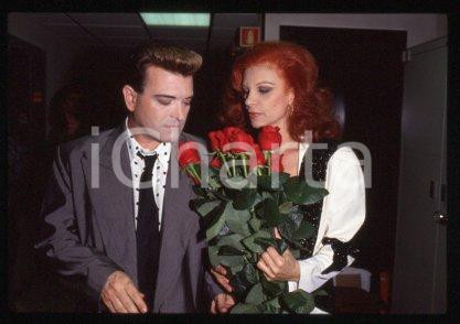 Cristiano MALGIOGLIO & MILVA - ITALIA COSTUME 1991 ca * 35 mm vintage slide 29