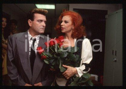 Cristiano MALGIOGLIO & MILVA - ITALIA COSTUME 1991 ca * 35 mm vintage slide 34