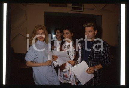 Cristiano MALGIOGLIO Sabrina SALERNO - MUSIC 1989 * 35 mm vintage slide 39